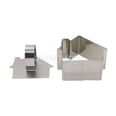 SET. 2 Moule en Inox a Mousse Individuel Maison